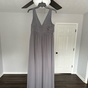 Gray Maternity Bridesmaids Dress